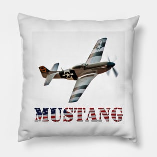 P51 Mustang Pillow