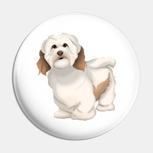 Havanese Dog Color 1 Pin