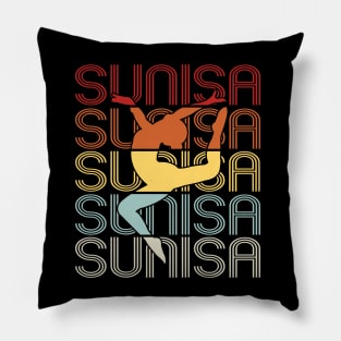 Sunisa Gymnastics Girl For American Gymnast Pillow