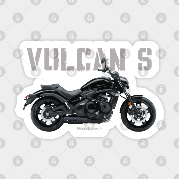 Kawasaki Vulcan S black - Kawasaki - Sticker | TeePublic UK