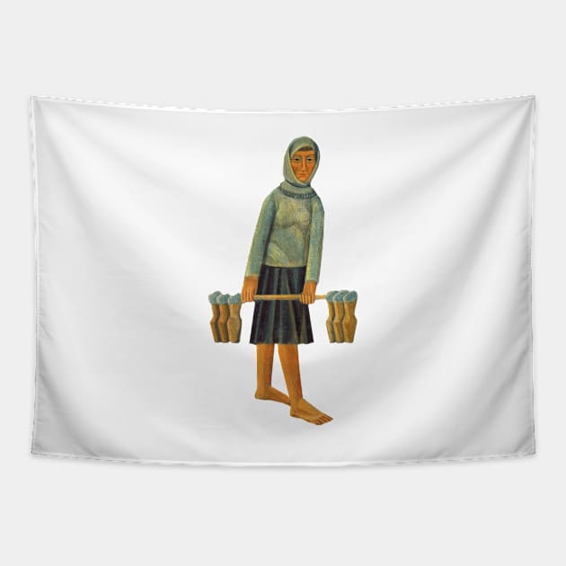 Milk Woman Tapestry by recoverpart