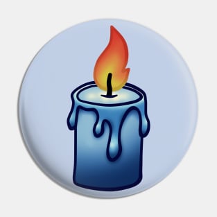 Blue Candle Pin