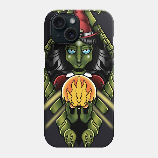 Wicked of All Witches Phone Case by gothicnightmarepws