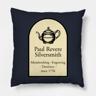 Paul Revere Shop Sign Pillow