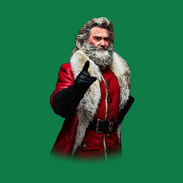 Kurt Russell Santa by BigOrangeShirtShop