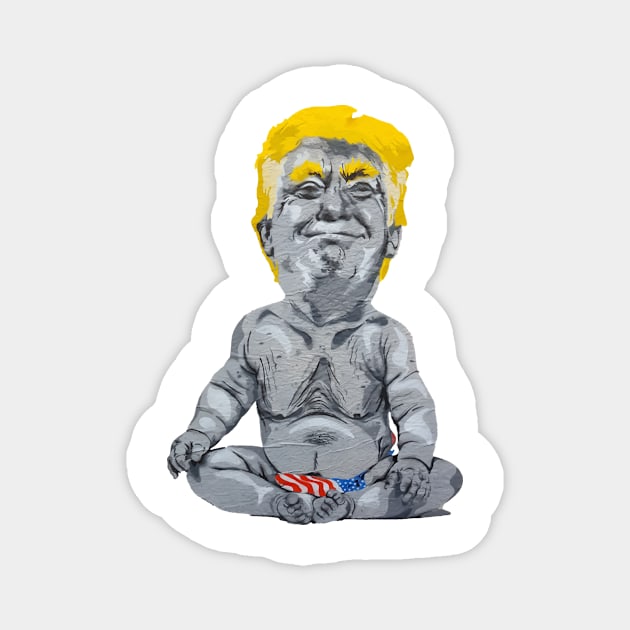 Trump Graffiti Magnet by Tamie