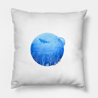 Under the Sea Circle Pillow