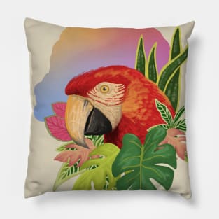 macaw bird Pillow