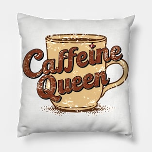 Caffeine Queen Pillow