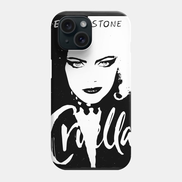 Cruella with Emma Stone Phone Case by Evgenija.S