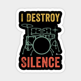 Drummer Saying For A Percussionist And Drummer Magnet