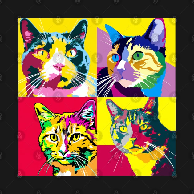 Manx Pop Art - Cat Lover Gift by PawPopArt