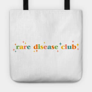 Rare Disease Club Retro Font Tote