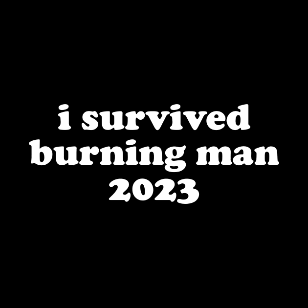 I Survived Burning Man 2023 by Teen Chic