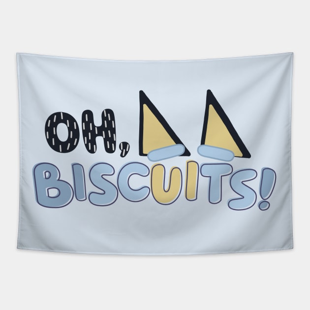 Oh, Biscuits! Tapestry by hawkadoodledoo