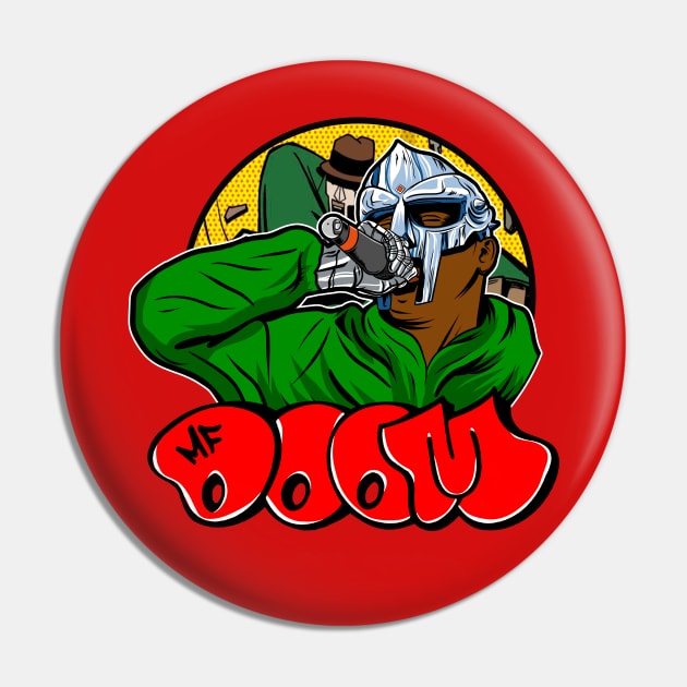 RIP MF DOOM Pin by OniSide