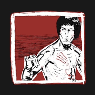 Red Bruce Lee T-Shirt