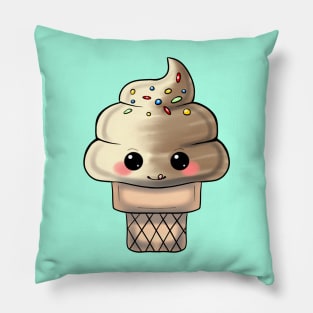 Cute Ice Cream Cone Pillow