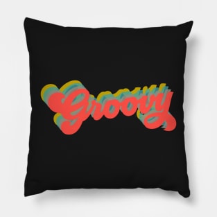 Groovy Retro Pillow