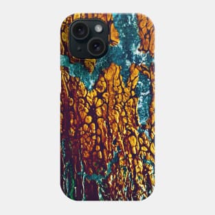 Eruption acrylic pour art Phone Case