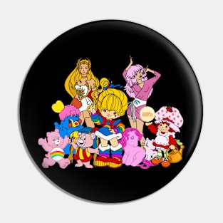 80s Cartoons Retro Pin