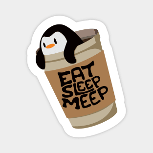 Go-go Go-cup Penguin Magnet