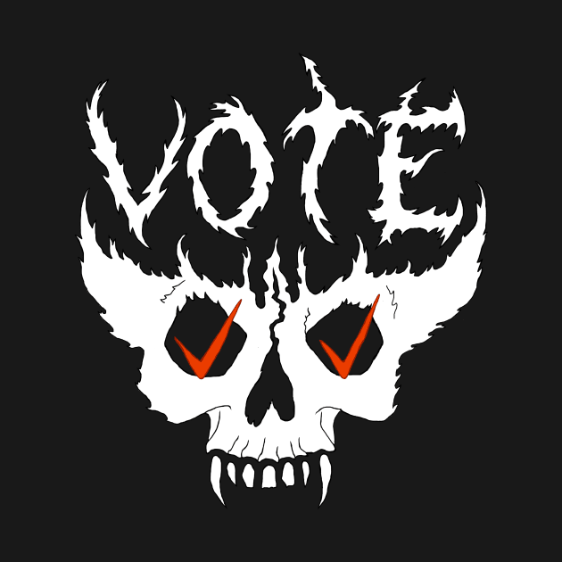 Death Metal Vote Monster Shirt by xenotransplant