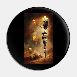 Streetlamp Illustration Pin