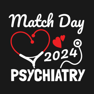 Match Day 2024 Psychology Resident Residency Men Women T-Shirt