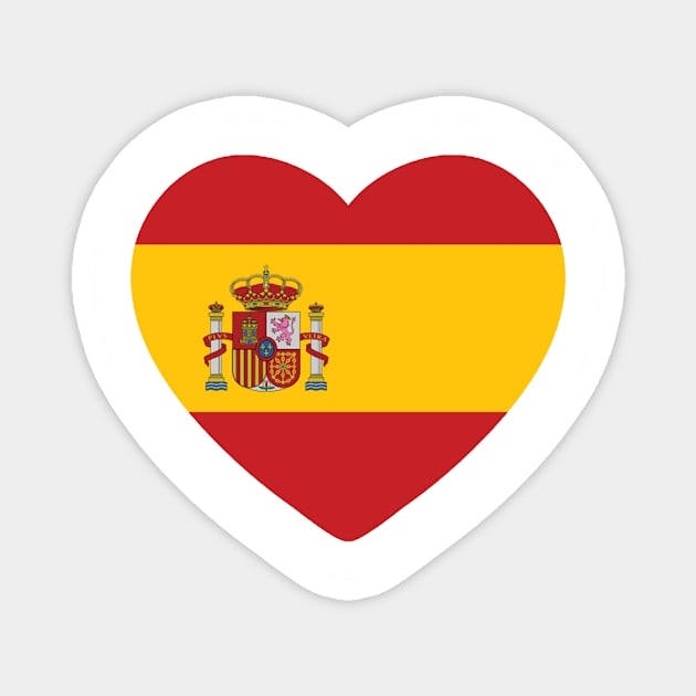 I Love Spain! Magnet by ShirtAtlas