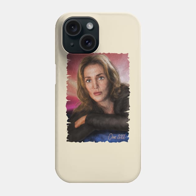 A portrait of eternal Gillian Phone Case by Henry Drae