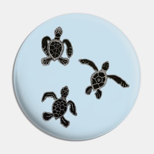 Baby Turtles Pin