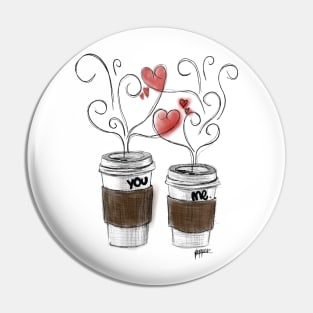 A latte of love between you and me. Pin