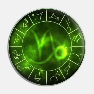 Capricorn Zodiac Symbol Pin