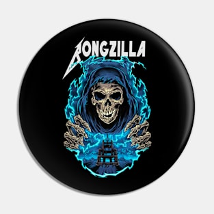 BONGZILLA MERCH VTG Pin