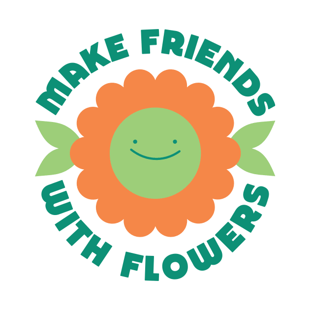 Friends with Flowers by Elizabeth Olwen