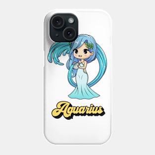 Aquarius Astrology Zodiac Signs Phone Case