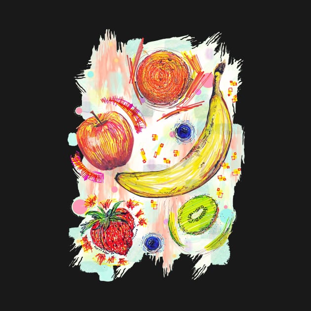 Fruit Splash by minniemorrisart