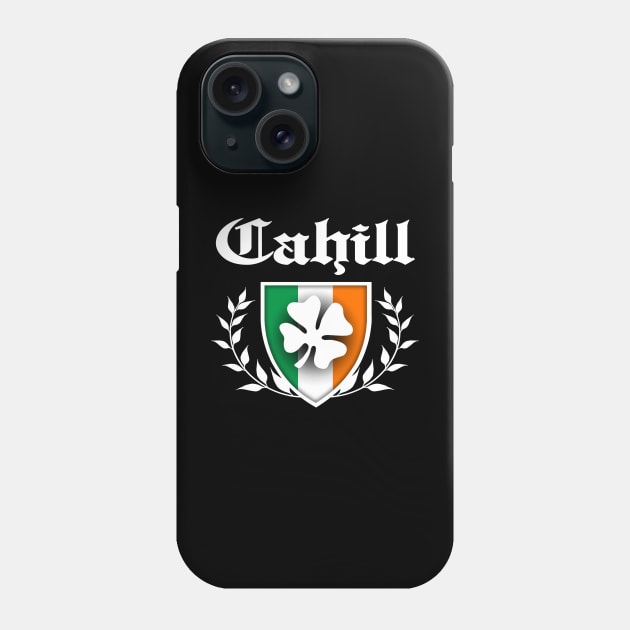 Cahill Shamrock Crest Phone Case by robotface