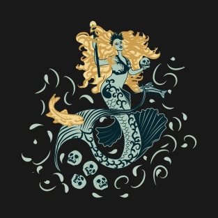 Gothic Mermaid Witch T-Shirt