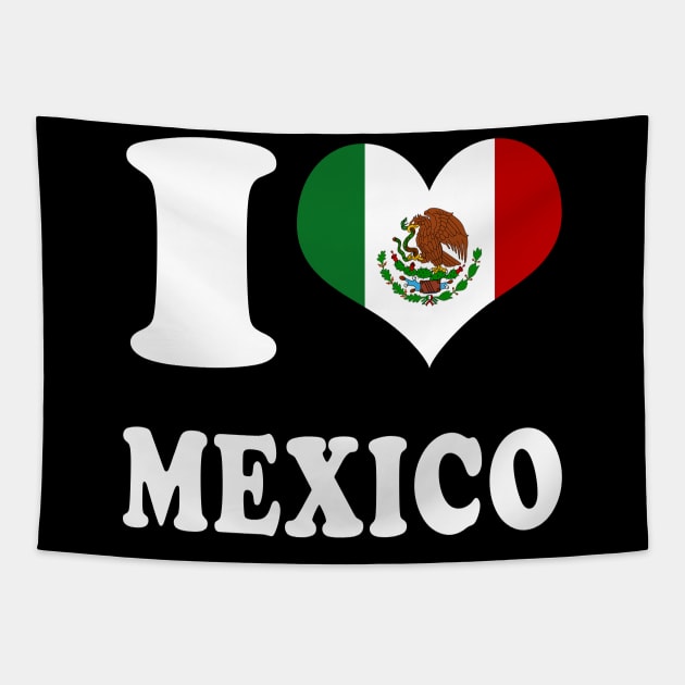 I Love Mexico Tapestry by DESIGNSDREAM