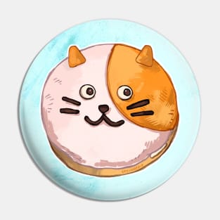 Vanilla Cat Donut Pin