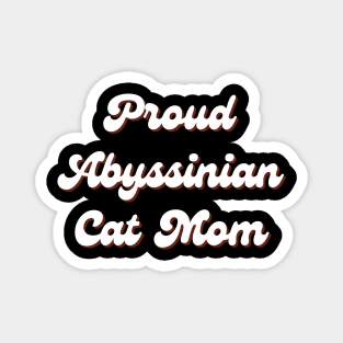 Abyssinian Cat Magnet