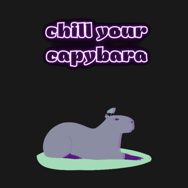 chill your capybara by MERCI T-Shirt