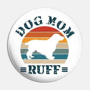 dog mum ruff funny , dog lover vintage valentines funny dog Pin