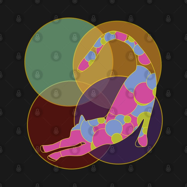 Cat with Circles by Sassifrassically's  'Swasome Shop