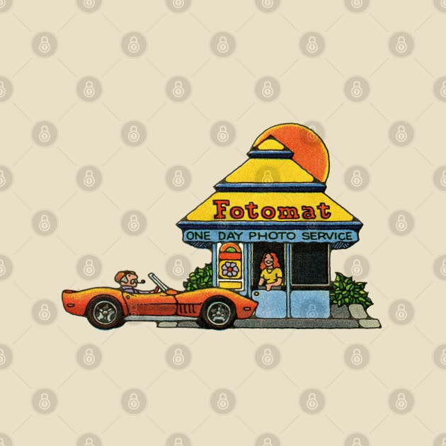 Vintage Fotomat Drive Thru by offsetvinylfilm