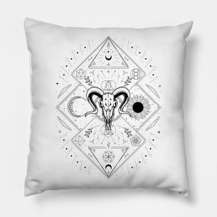 The Horned God | Pagan Symbol Pillow