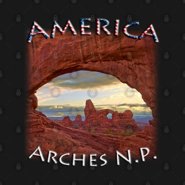 America - Utah - Arches National Park, Turret Arch by TouristMerch