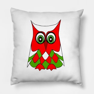 CHRISTMAS Owl Pillow